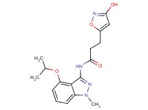 3-(3-hydroxyisoxazol-5-yl)-N-(4-isopropoxy-1-methyl-1H-indazol-3-yl)propanamide