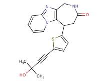 5-[5-(3-hydroxy-3-methylbut-1-yn-1-yl)-2-thienyl]-1,2,4,5-tetrahydro-3H-pyrido[1',2':1,2]imidazo[4,5-c]azepin-3-one