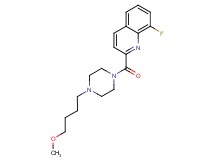 8-fluoro-2-{[4-(4-methoxybutyl)piperazin-1-yl]carbonyl}quinoline