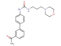 N-(3'-acetylbiphenyl-4-yl)-N'-(3-morpholin-4-ylpropyl)urea