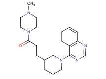 4-{3-[3-(4-methylpiperazin-1-yl)-3-oxopropyl]piperidin-1-yl}quinazoline