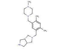 rel-(3aR,6aS)-2-{2,4-dimethyl-5-[(4-methyl-1-piperazinyl)methyl]benzyl}octahydropyrrolo[3,4-c]pyrrole dihydrochloride