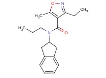 N-(2,3-dihydro-1H-inden-2-yl)-3-ethyl-5-methyl-N-propylisoxazole-4-carboxamide