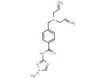4-[(diallylamino)methyl]-N-(1-methyl-1H-1,2,4-triazol-3-yl)benzamide