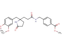 methyl 4-[({3-[2-(3,4-dimethoxybenzyl)-5-oxo-2-pyrrolidinyl]propanoyl}amino)methyl]benzoate