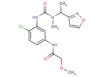N-[4-chloro-3-({[(1-isoxazol-3-ylethyl)(methyl)amino]carbonyl}amino)phenyl]-2-methoxyacetamide