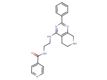 N-{2-[(2-phenyl-5,6,7,8-tetrahydropyrido[3,4-d]pyrimidin-4-yl)amino]ethyl}isonicotinamide