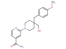 2-[4-(hydroxymethyl)-4-(4-methoxybenzyl)piperidin-1-yl]isonicotinamide