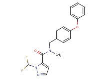 1-(difluoromethyl)-N-methyl-N-(4-phenoxybenzyl)-1H-pyrazole-5-carboxamide