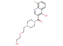 8-fluoro-3-({4-[2-(2-hydroxyethoxy)ethyl]-1-piperazinyl}carbonyl)-4-quinolinol