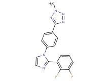 5-{4-[2-(2,3-difluorophenyl)-1H-imidazol-1-yl]phenyl}-2-methyl-2H-tetrazole