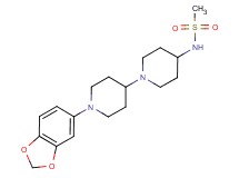 N-[1'-(1,3-benzodioxol-5-yl)-1,4'-bipiperidin-4-yl]methanesulfonamide