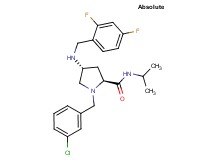 (4R)-1-(3-chlorobenzyl)-4-[(2,4-difluorobenzyl)amino]-N-isopropyl-L-prolinamide