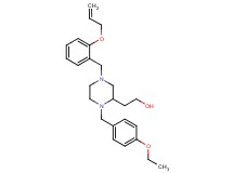 2-[4-[2-(allyloxy)benzyl]-1-(4-ethoxybenzyl)-2-piperazinyl]ethanol