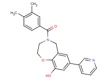 4-(3,4-dimethylbenzoyl)-7-pyridin-3-yl-2,3,4,5-tetrahydro-1,4-benzoxazepin-9-ol