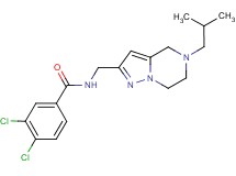 3,4-dichloro-N-[(5-isobutyl-4,5,6,7-tetrahydropyrazolo[1,5-a]pyrazin-2-yl)methyl]benzamide