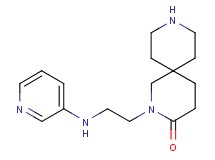 2-[2-(3-pyridinylamino)ethyl]-2,9-diazaspiro[5.5]undecan-3-one dihydrochloride