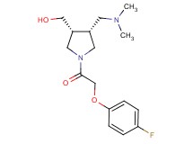 {(3R*,4R*)-4-[(dimethylamino)methyl]-1-[(4-fluorophenoxy)acetyl]-3-pyrrolidinyl}methanol