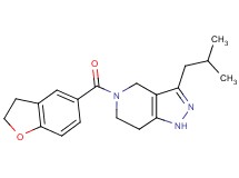 5-(2,3-dihydro-1-benzofuran-5-ylcarbonyl)-3-isobutyl-4,5,6,7-tetrahydro-1H-pyrazolo[4,3-c]pyridine