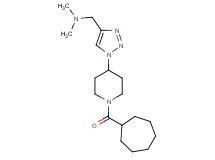 ({1-[1-(cycloheptylcarbonyl)-4-piperidinyl]-1H-1,2,3-triazol-4-yl}methyl)dimethylamine trifluoroacetate