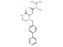 2-[1-(4-biphenylylmethyl)-3-oxo-2-piperazinyl]-N-isopropyl-N-methylacetamide