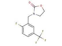 3-[2-fluoro-5-(trifluoromethyl)benzyl]-1,3-oxazolidin-2-one