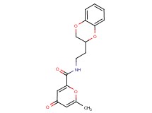 N-[2-(2,3-dihydro-1,4-benzodioxin-2-yl)ethyl]-6-methyl-4-oxo-4H-pyran-2-carboxamide