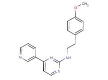 N-[2-(4-methoxyphenyl)ethyl]-4-(3-pyridinyl)-2-pyrimidinamine