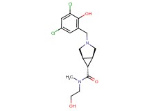 (1R*,5S*,6r)-3-(3,5-dichloro-2-hydroxybenzyl)-N-(2-hydroxyethyl)-N-methyl-3-azabicyclo[3.1.0]hexane-6-carboxamide
