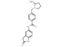4-[(2-methylpyrrolidin-1-yl)methyl]-N-(2-oxo-2,3-dihydro-1H-indol-5-yl)benzamide