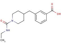 3-({1-[(ethylamino)carbonyl]-4-piperidinyl}methyl)benzoic acid