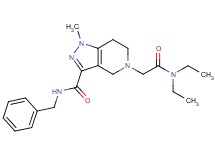 N-benzyl-5-[2-(diethylamino)-2-oxoethyl]-1-methyl-4,5,6,7-tetrahydro-1H-pyrazolo[4,3-c]pyridine-3-carboxamide