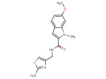 N-[(2-amino-1,3-thiazol-4-yl)methyl]-6-methoxy-1-methyl-1H-indole-2-carboxamide