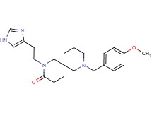 2-[2-(1H-imidazol-4-yl)ethyl]-8-(4-methoxybenzyl)-2,8-diazaspiro[5.5]undecan-3-one
