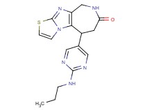 5-[2-(propylamino)pyrimidin-5-yl]-5,6,8,9-tetrahydro-7H-[1,3]thiazolo[3',2':1,2]imidazo[4,5-c]azepin-7-one