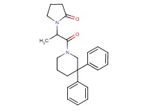 1-[2-(3,3-diphenylpiperidin-1-yl)-1-methyl-2-oxoethyl]pyrrolidin-2-one