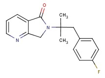 6-[2-(4-fluorophenyl)-1,1-dimethylethyl]-6,7-dihydro-5H-pyrrolo[3,4-b]pyridin-5-one