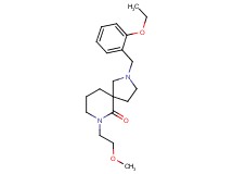 2-(2-ethoxybenzyl)-7-(2-methoxyethyl)-2,7-diazaspiro[4.5]decan-6-one
