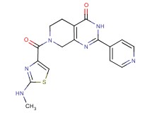 7-{[2-(methylamino)-1,3-thiazol-4-yl]carbonyl}-2-pyridin-4-yl-5,6,7,8-tetrahydropyrido[3,4-d]pyrimidin-4(3H)-one