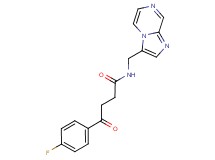 4-(4-fluorophenyl)-N-(imidazo[1,2-a]pyrazin-3-ylmethyl)-4-oxobutanamide