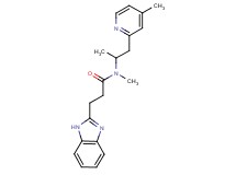 3-(1H-benzimidazol-2-yl)-N-methyl-N-[1-methyl-2-(4-methylpyridin-2-yl)ethyl]propanamide