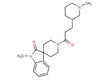 1-methyl-1'-[3-(1-methyl-3-piperidinyl)propanoyl]spiro[indole-3,4'-piperidin]-2(1H)-one