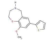 9-methoxy-7-(2-thienyl)-2,3,4,5-tetrahydro-1,4-benzoxazepine