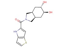 (3aR*,5S*,6S*,7aS*)-2-(4H-thieno[3,2-b]pyrrol-5-ylcarbonyl)octahydro-1H-isoindole-5,6-diol
