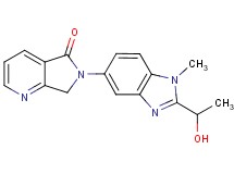 6-[2-(1-hydroxyethyl)-1-methyl-1H-benzimidazol-5-yl]-6,7-dihydro-5H-pyrrolo[3,4-b]pyridin-5-one