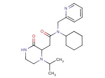 N-cyclohexyl-2-(1-isopropyl-3-oxo-2-piperazinyl)-N-(2-pyridinylmethyl)acetamide