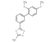 2-(2',4'-dimethoxybiphenyl-3-yl)-5-methyl-1,3,4-thiadiazole