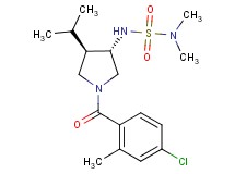 N'-[(3S*,4R*)-1-(4-chloro-2-methylbenzoyl)-4-isopropyl-3-pyrrolidinyl]-N,N-dimethylsulfamide