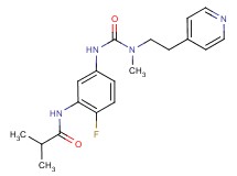 N-[2-fluoro-5-({[methyl(2-pyridin-4-ylethyl)amino]carbonyl}amino)phenyl]-2-methylpropanamide