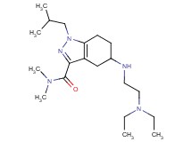 5-{[2-(diethylamino)ethyl]amino}-1-isobutyl-N,N-dimethyl-4,5,6,7-tetrahydro-1H-indazole-3-carboxamide